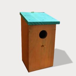Wooden bird house,nest and cage size 12x 12x 23cm 06-0008 chinagmt.com