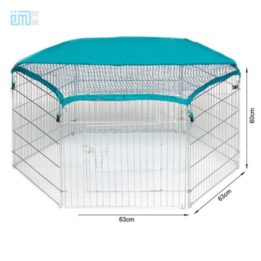 Large Playpen Large Size Folding Removable Stainless Steel Dog Cage Kennel 06-0112 chinagmt.com