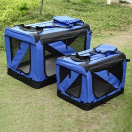 Blue Large Dog Travel Bag Waterproof Oxford Cloth Pet Carrier Bag chinagmt.com