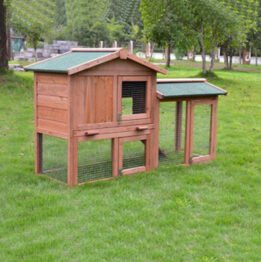 Outdoor Wooden Pet Rabbit Cage Large Size Rainproof Pet House 08-0028 chinagmt.com