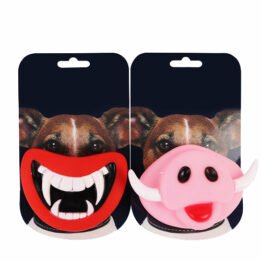 Squeak Chewing Funny Teeth Pig Nose Joke Prank Custom Vinyl Toy Pet Teething Toys For Halloween Toy chinagmt.com