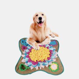 Newest Design Puzzle Relieve Stress Slow Food Smell Training Blanket Nose Pad Silicone Pet Feeding Mat 06-1271 chinagmt.com