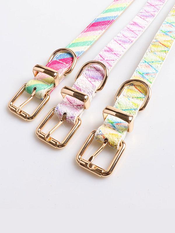 New Design Luxury Dog Collar Fashion Acrylic Dog Collar With Metal Buckle Dog Collar 06-0543 chinagmt.com